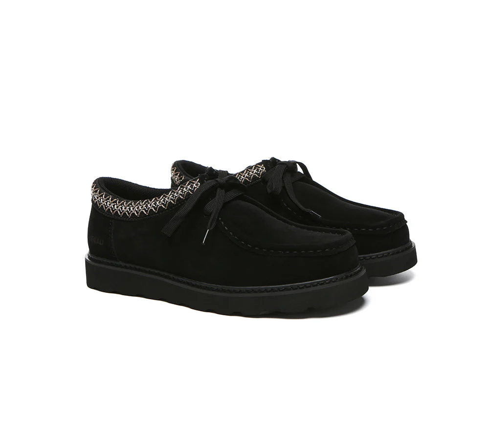EVERAU® Men Leather Lace Up Casual Shoes Madison - Image 9