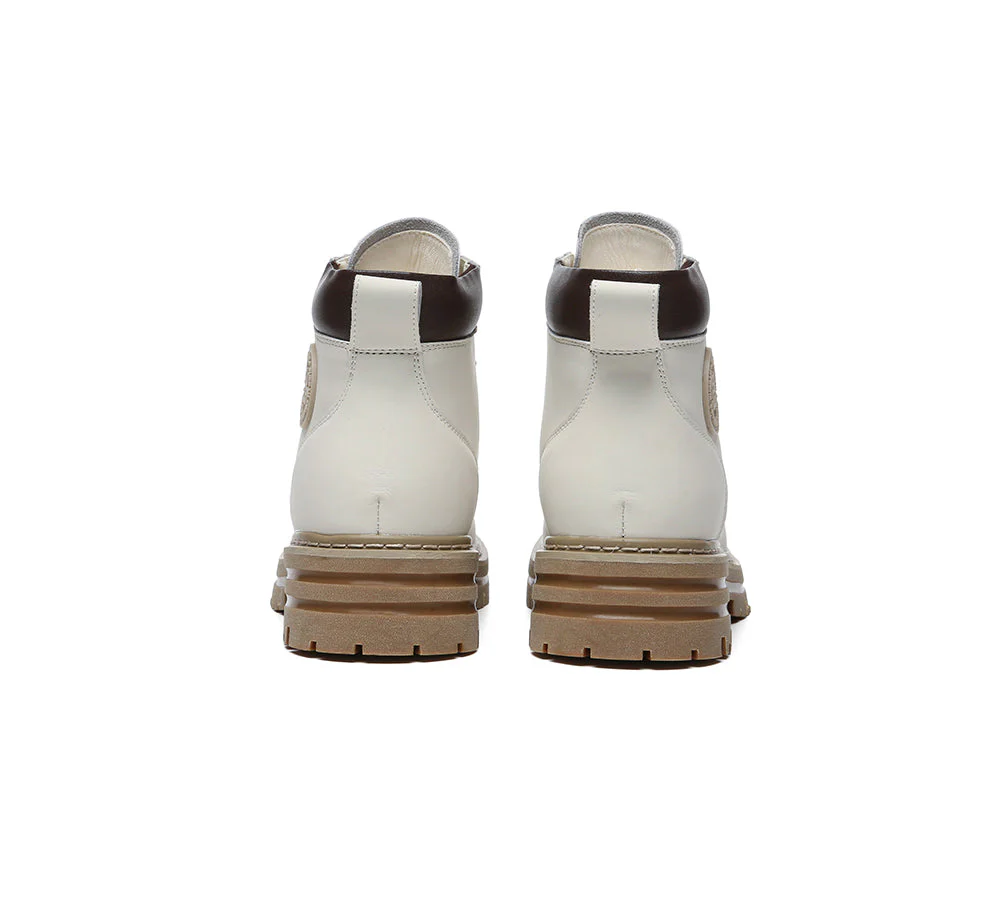 EVERAU® UGG Boots Women Leather Chunky Aubrey - Image 20