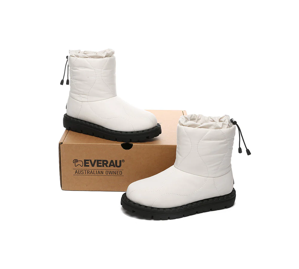 EVERAU® UGG Boots Women Sheepskin Wool Drawstring Sonita - Image 5