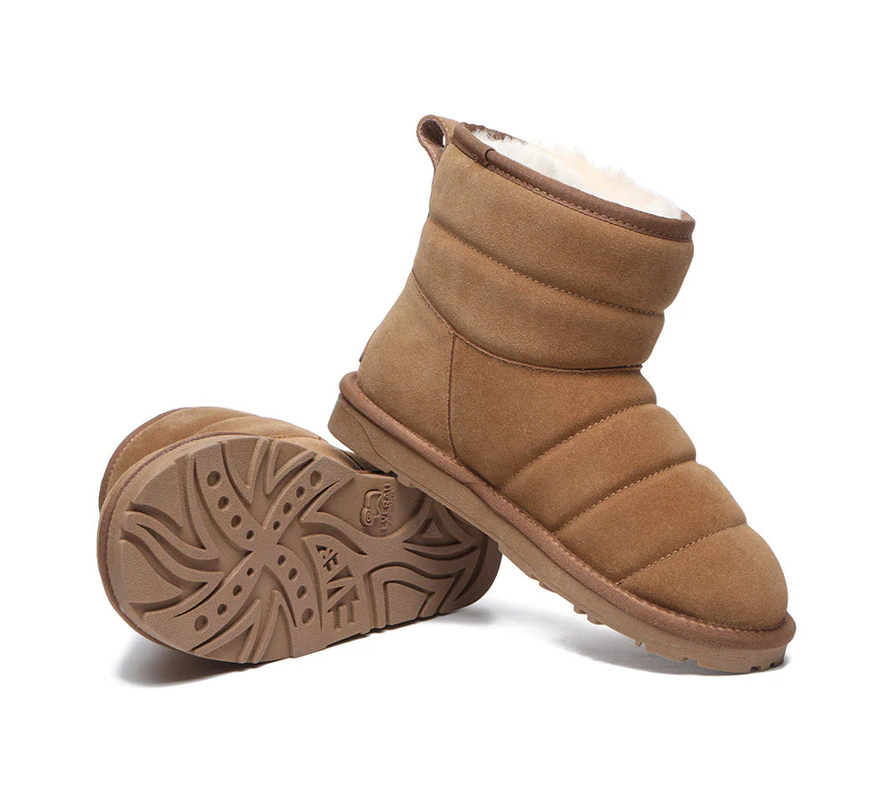 EVERAU® UGG Sheepskin Wool Boots Mini Puffer - Image 15