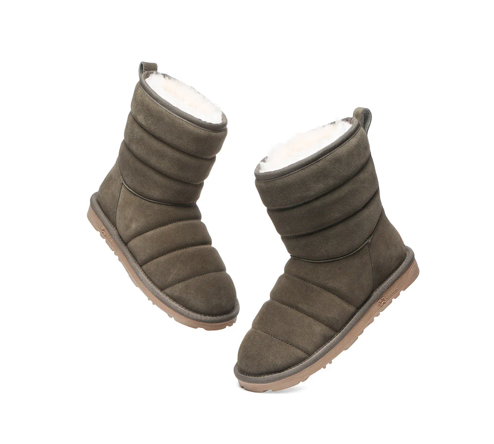 EVERAU® UGG Sheepskin Wool Boots Short Puffer - Image 11