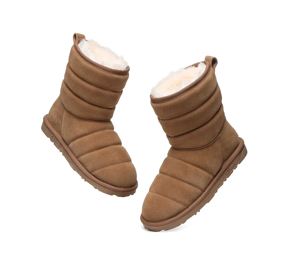 EVERAU® UGG Sheepskin Wool Boots Short Puffer - Image 17