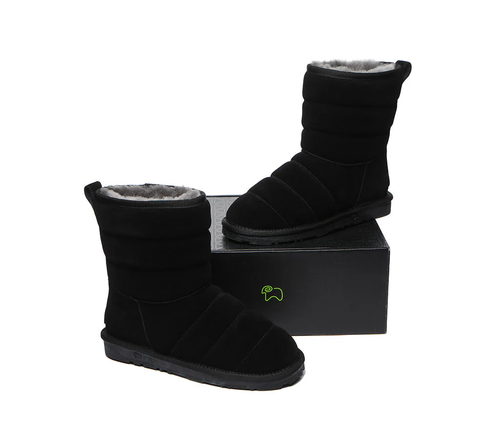 EVERAU® UGG Sheepskin Wool Boots Short Puffer - Image 22
