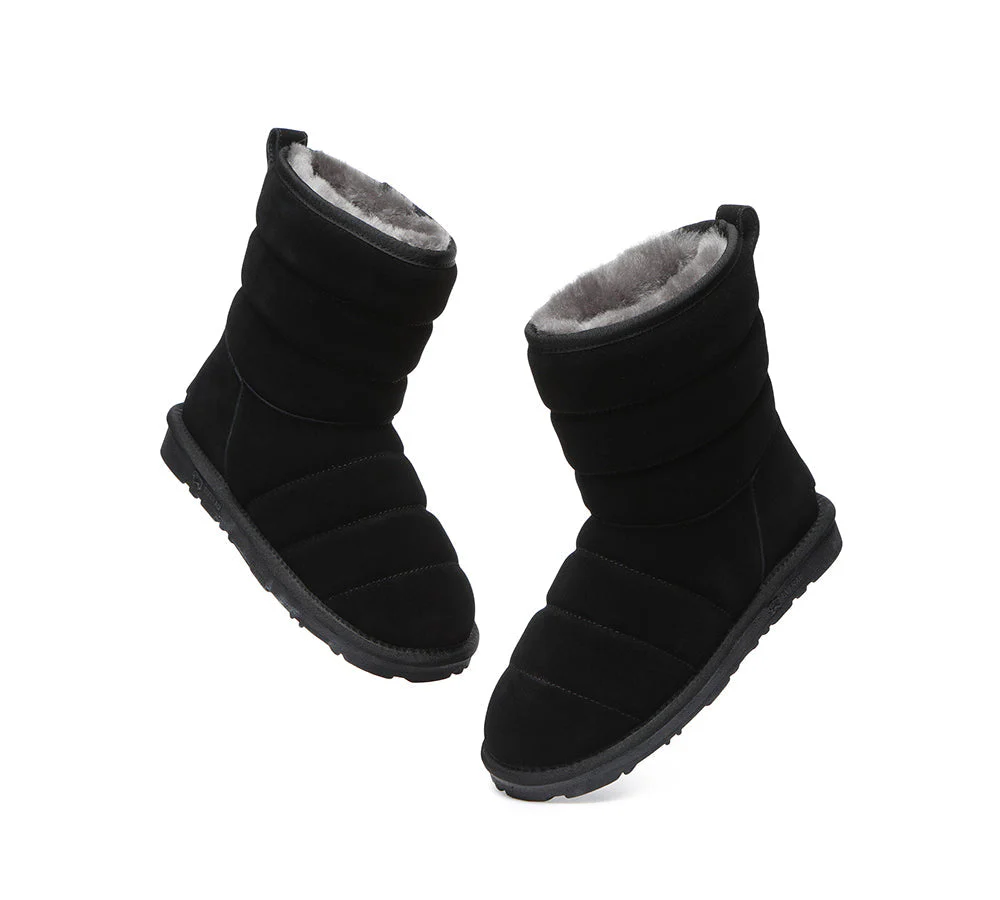 EVERAU® UGG Sheepskin Wool Boots Short Puffer - Image 23