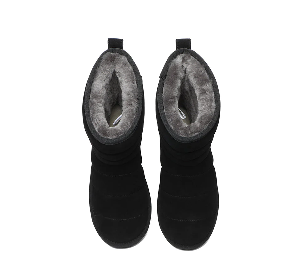 EVERAU® UGG Sheepskin Wool Boots Short Puffer - Image 24