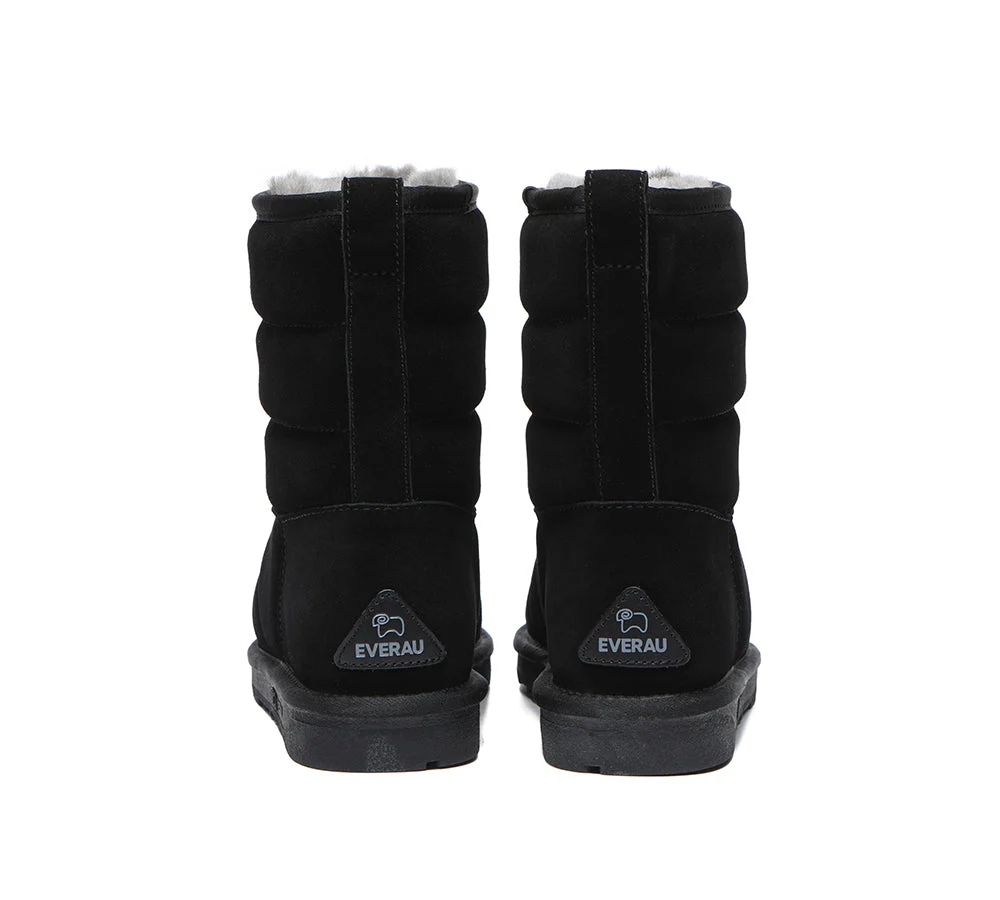 EVERAU® UGG Sheepskin Wool Boots Short Puffer - Image 25