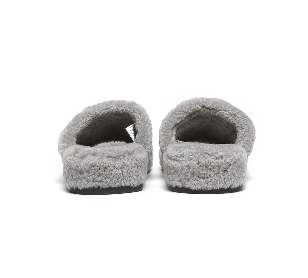 EVERAU® UGG Women Curly Sheepskin Wool Slippers Croft - Image 20