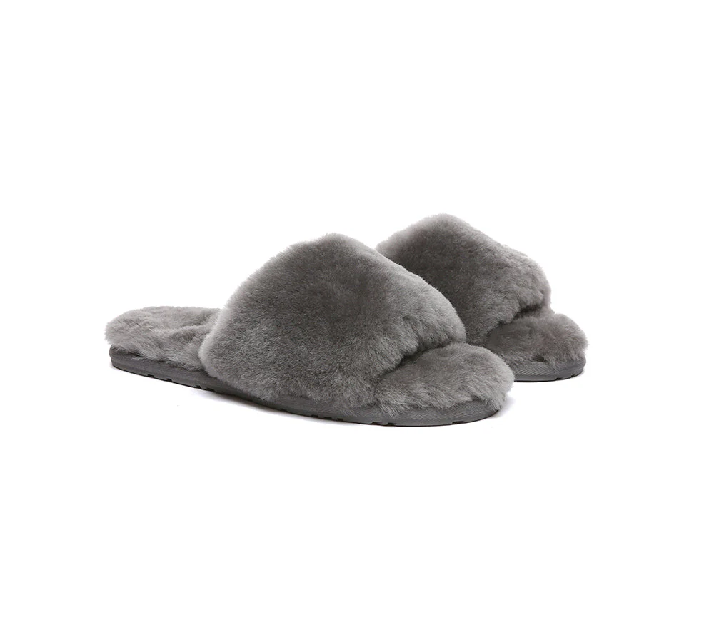 EVERAU® UGG Women Fluffy Slides Nala - Image 2