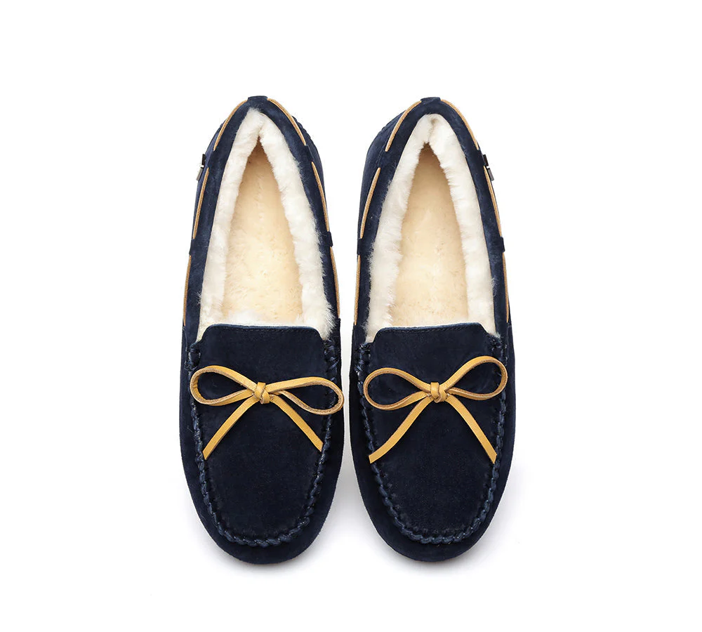 EVERAU® UGG Women Sheepskin Wool Casual Miracle Moccasins - Image 44