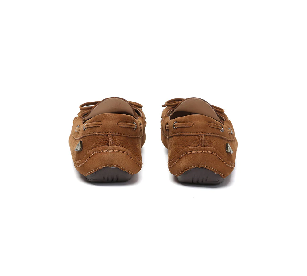 EVERAU® Women Leather Bow Casual Loafers Summer Moccasins Monty - Image 14