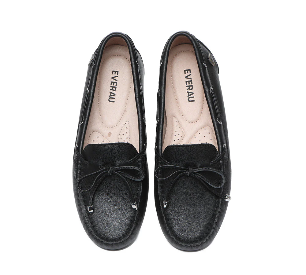 EVERAU® Women Leather Casual Summer Moccasin Frida - Image 45