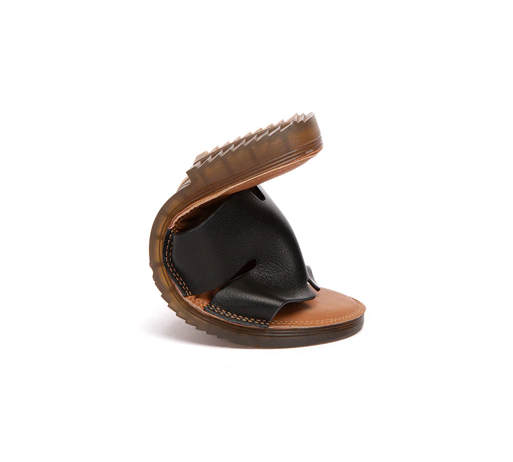 EVERAU® Women Slides Leather Ultra Soft Woven Flat Clovey - Image 22