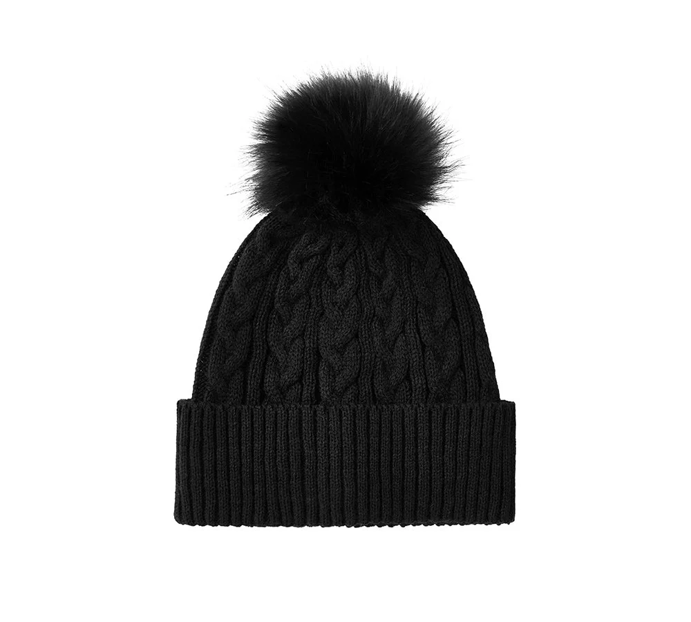 EVERAU® Wool Blend Pom Pom Beanie Conira Hat - Image 18