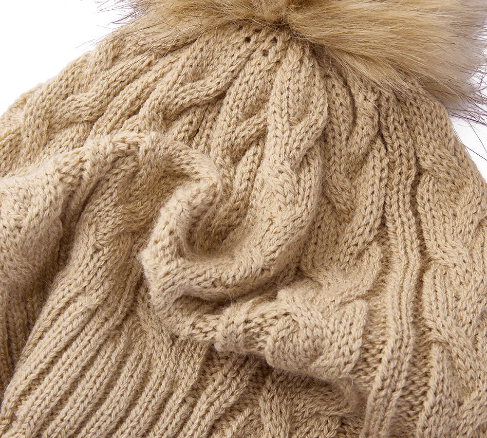 EVERAU® Wool Blend Pom Pom Beanie Conira Hat - Image 9