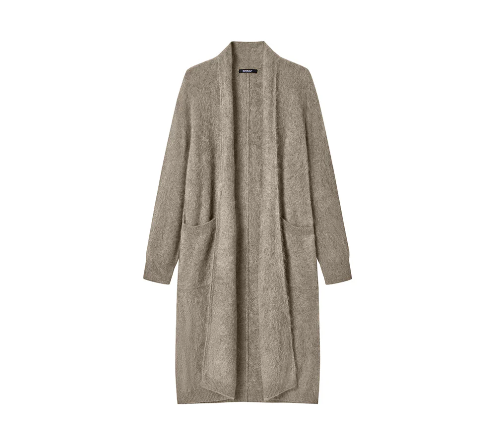 EVERAU® Yak Wool Cashmere Blend Knitwear Long Cardigan Grumo - Image 2