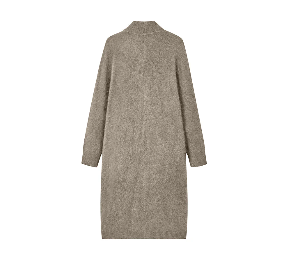 EVERAU® Yak Wool Cashmere Blend Knitwear Long Cardigan Grumo - Image 3