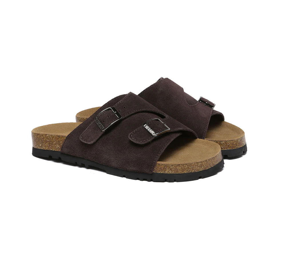 EVERAU® Adjustable Strap Embossed Slip-on Summer Sandal Slides Alexis - Image 8