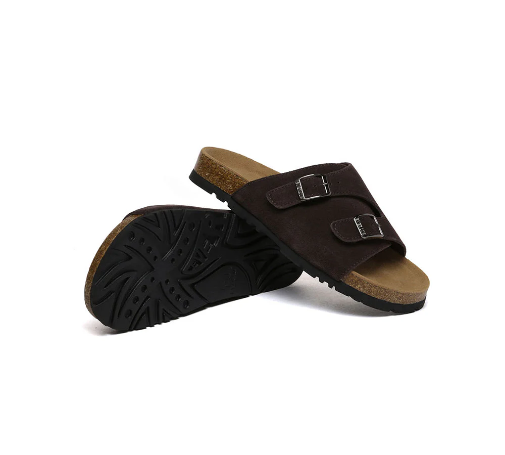 EVERAU® Adjustable Strap Embossed Slip-on Summer Sandal Slides Alexis - Image 9