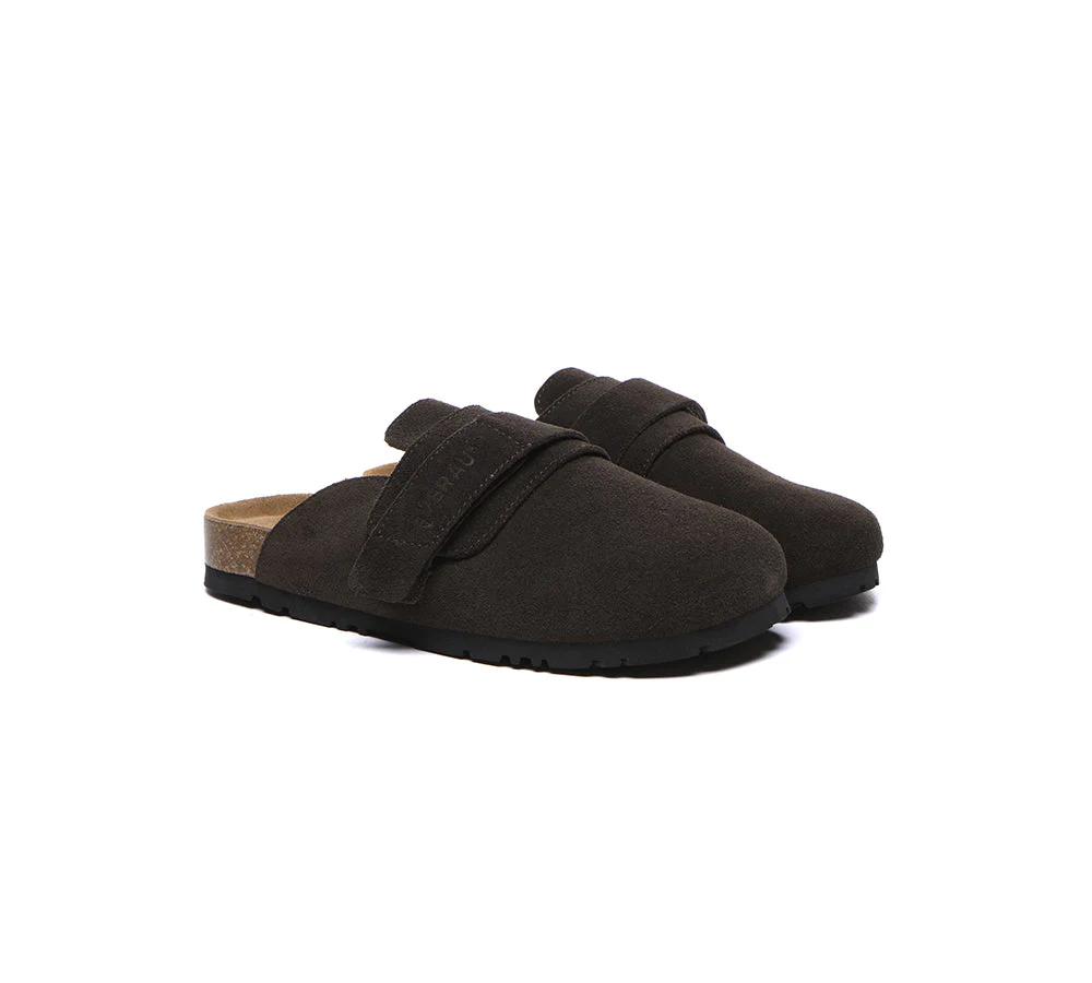 EVERAU® Double Adjustable Strap Embossed Slip-on Summer Flat Clog Slides Skyler - Image 11