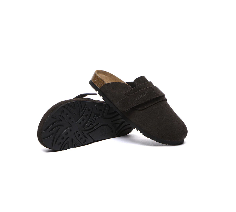 EVERAU® Double Adjustable Strap Embossed Slip-on Summer Flat Clog Slides Skyler - Image 12