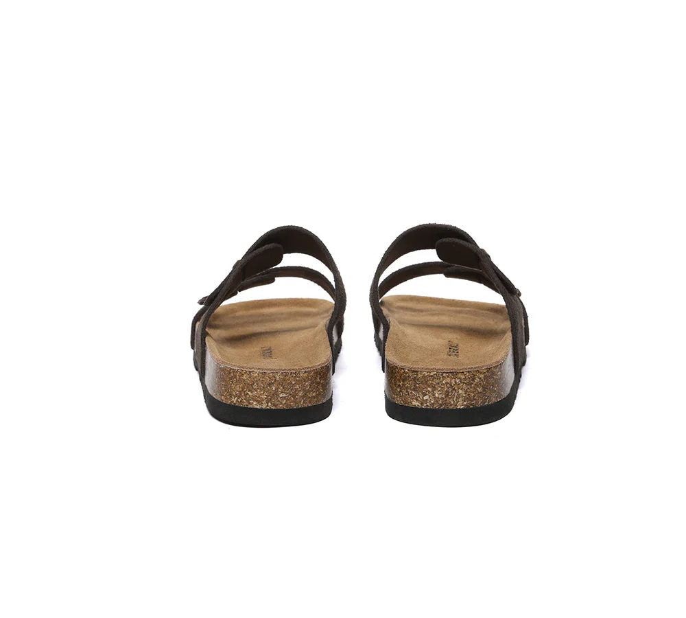 EVERAU® Double Straps Embossed Slip-on Summer Sandal Slides Aurelia - Image 20