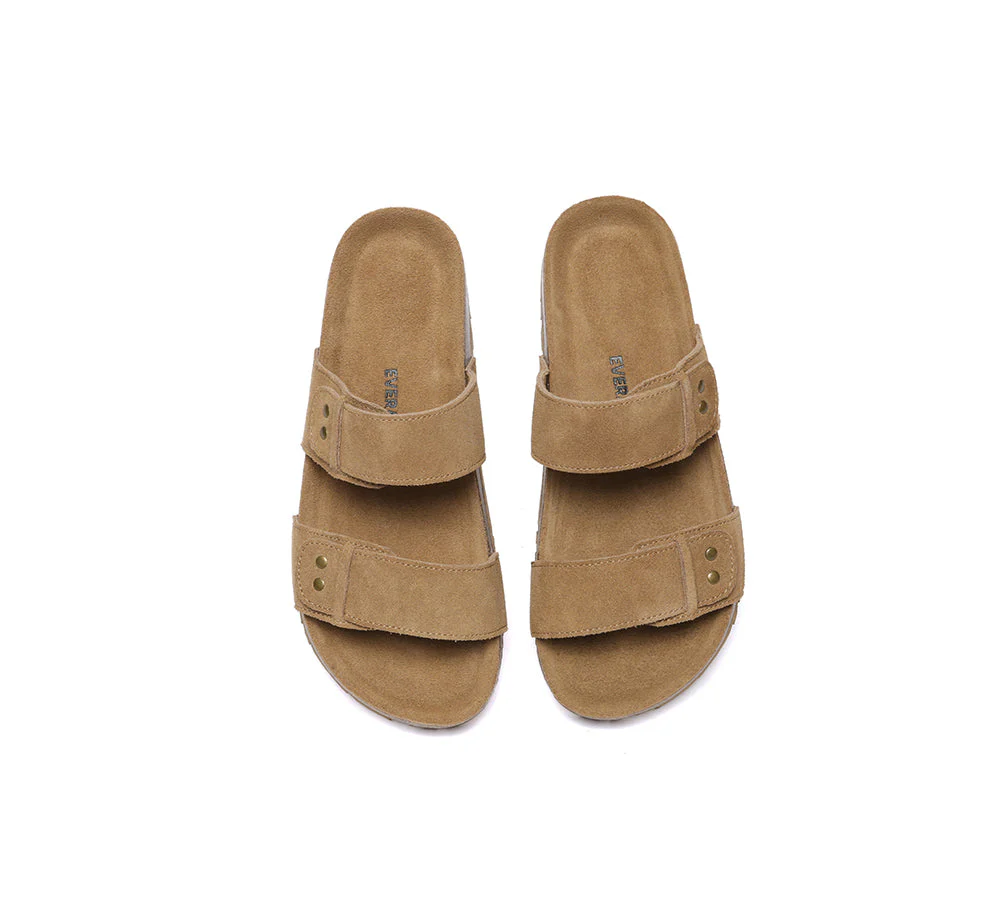 EVERAU® Double Straps Embossed Slip-on Summer Sandal Slides Aurelia - Image 7