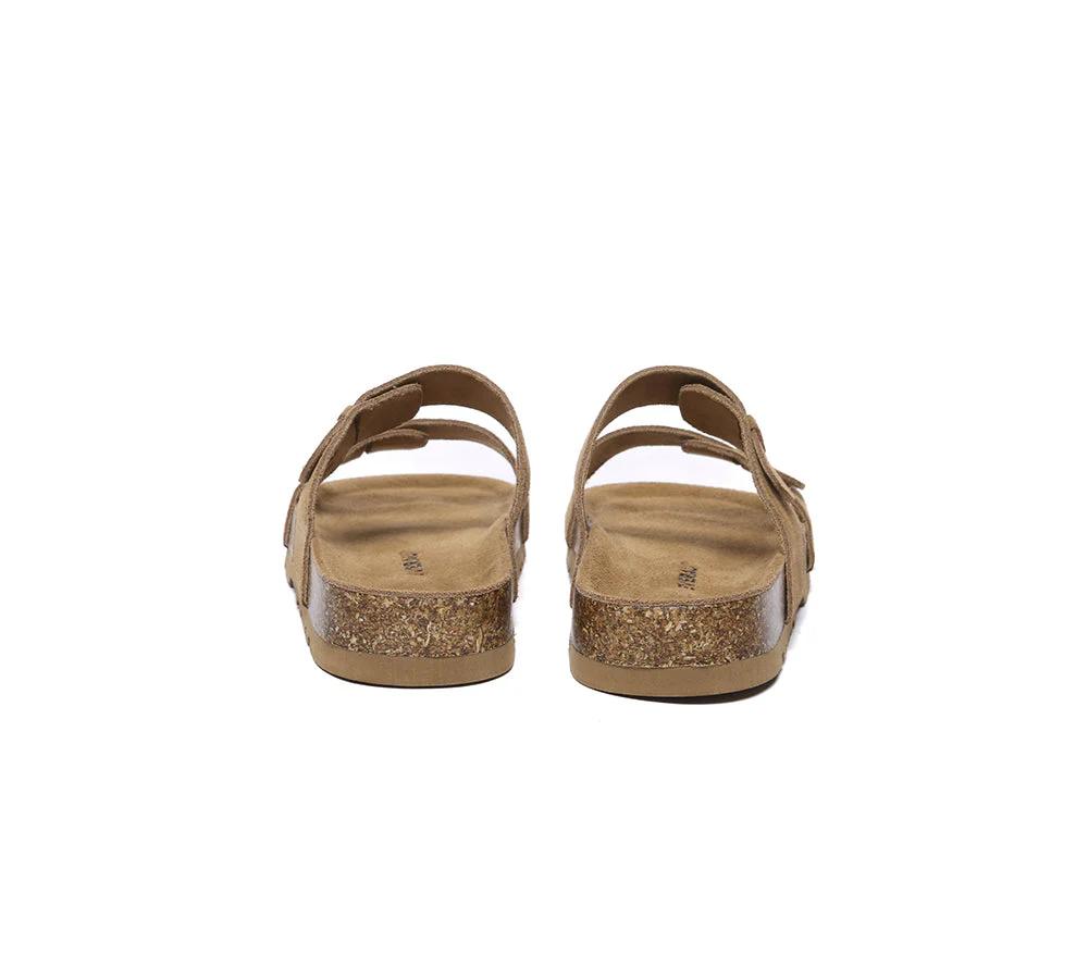 EVERAU® Double Straps Embossed Slip-on Summer Sandal Slides Aurelia - Image 8