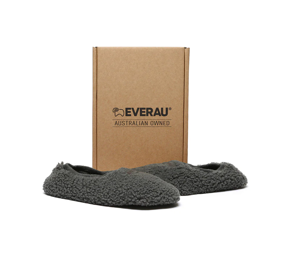 EVERAU® UGG Slippers Women Curly Sheepskin Wool Elastic Lucina - Image 11