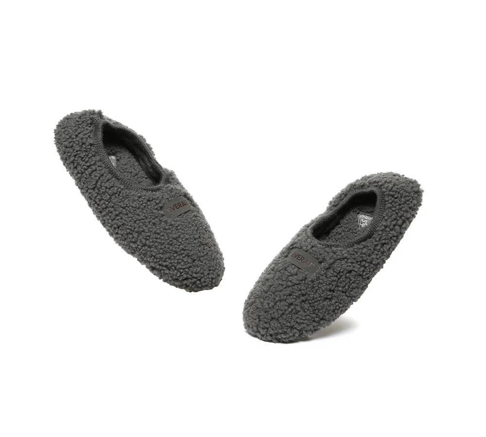 EVERAU® UGG Slippers Women Curly Sheepskin Wool Elastic Lucina - Image 12