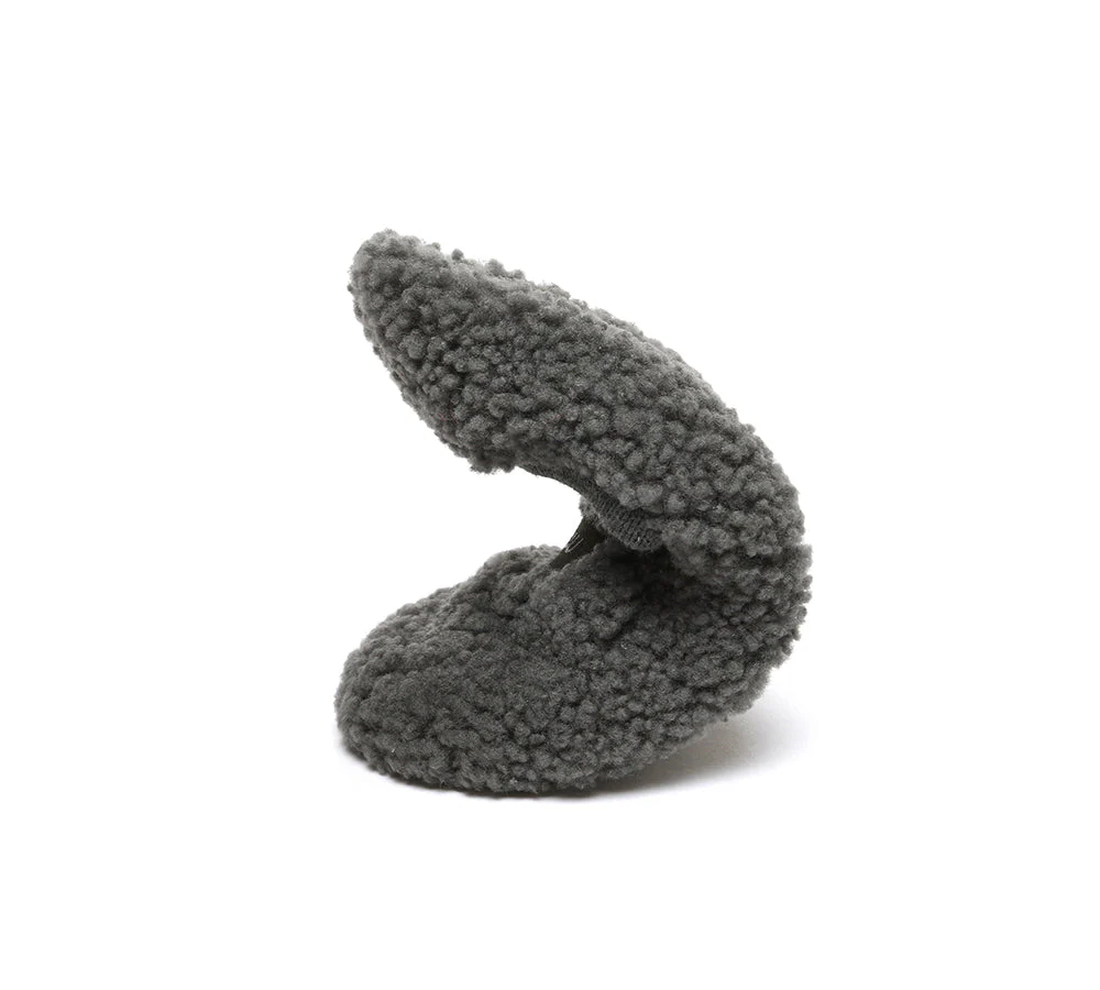 EVERAU® UGG Slippers Women Curly Sheepskin Wool Elastic Lucina - Image 15