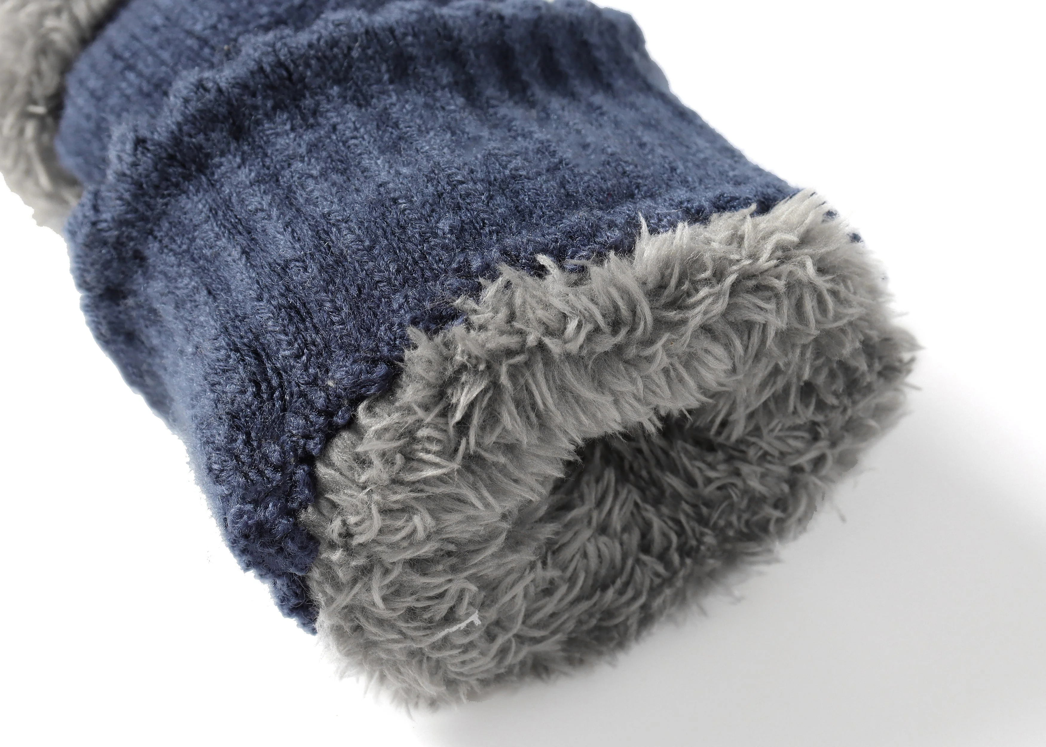 Fingerless Double-layer Ultra Plush Knit Gloves - Image 18