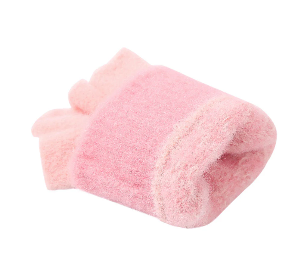 Kids Knit Fingerless Ultra Plush Knit Gloves - Image 20