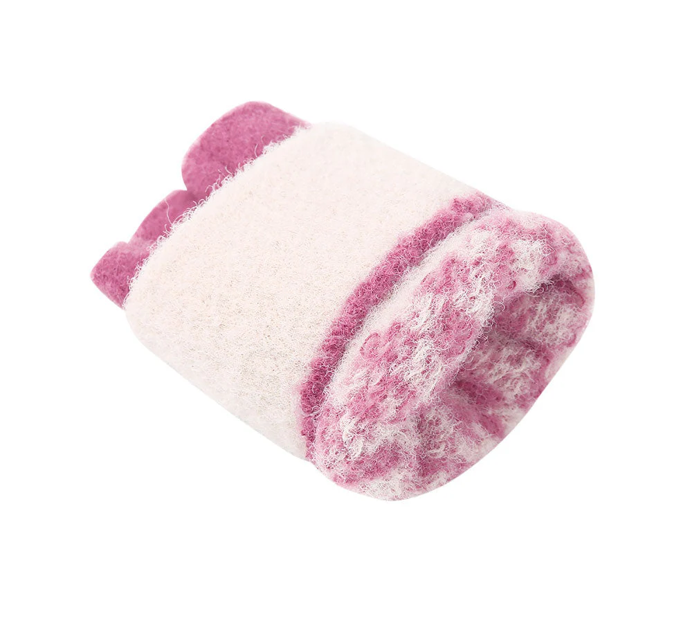 Kids Knit Fingerless Ultra Plush Knit Gloves - Image 38