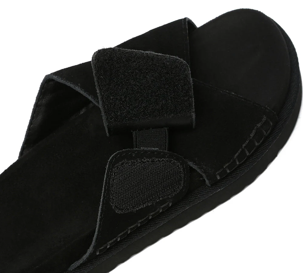 EVERAU® Adjustable Crossover Slip-on Summer Slides Lilac - Image 15