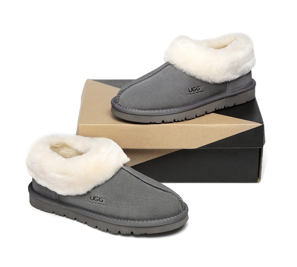 AUSTRALIAN SHEPHERD® UGG Slippers Sheepskin Wool Ankle Homey - Image 11