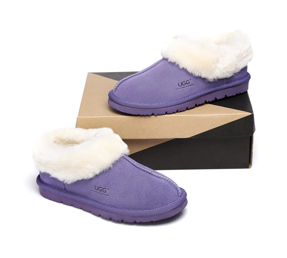 AUSTRALIAN SHEPHERD® UGG Slippers Sheepskin Wool Ankle Homey - Image 17