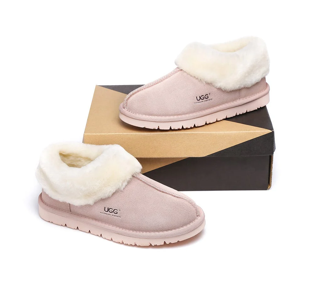 AUSTRALIAN SHEPHERD® UGG Slippers Sheepskin Wool Ankle Homey - Image 23