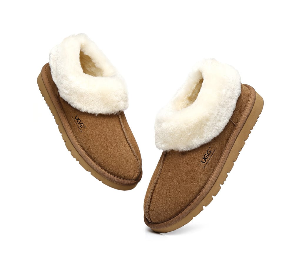 AUSTRALIAN SHEPHERD® UGG Slippers Sheepskin Wool Ankle Homey - Image 6