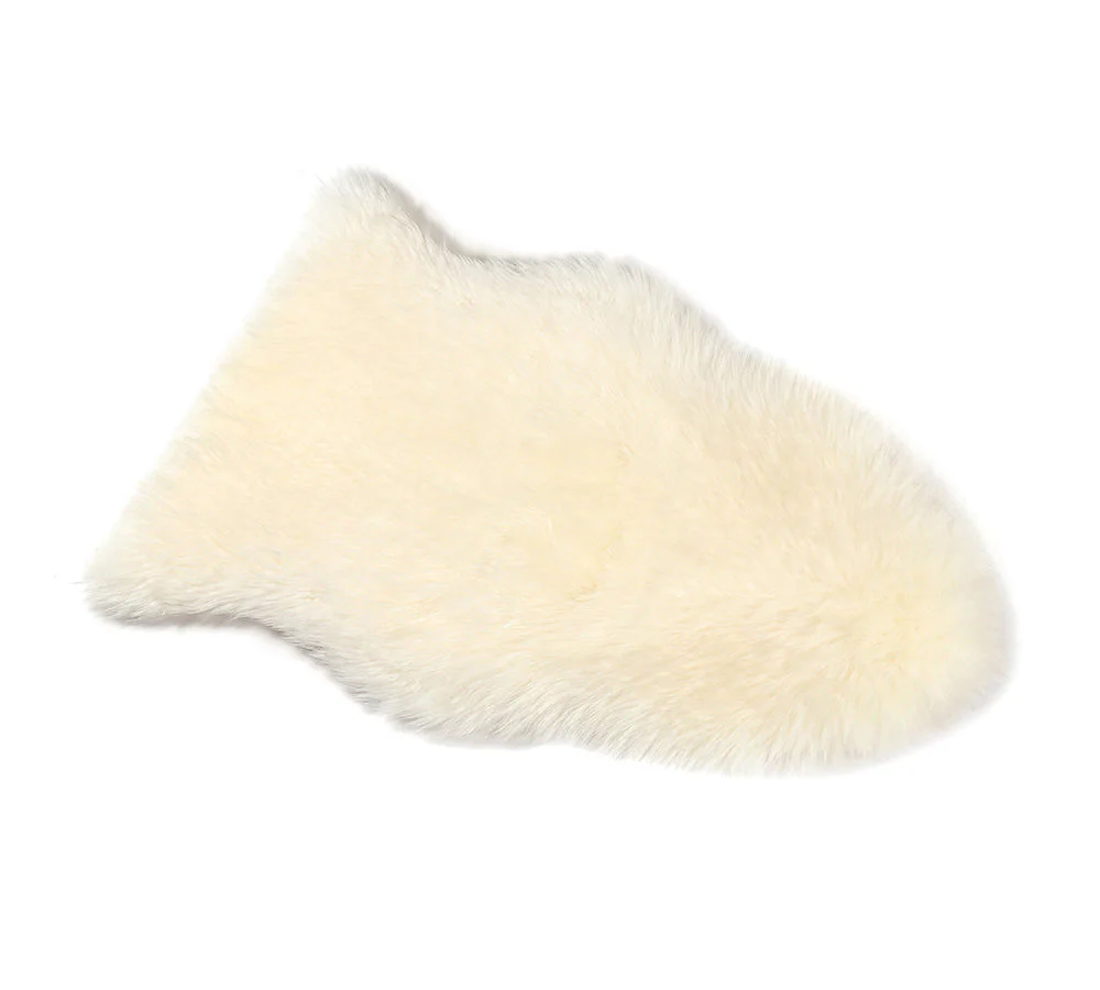 Premium Australian Sheepskin Single Long Wool Rug 85cm - Image 3