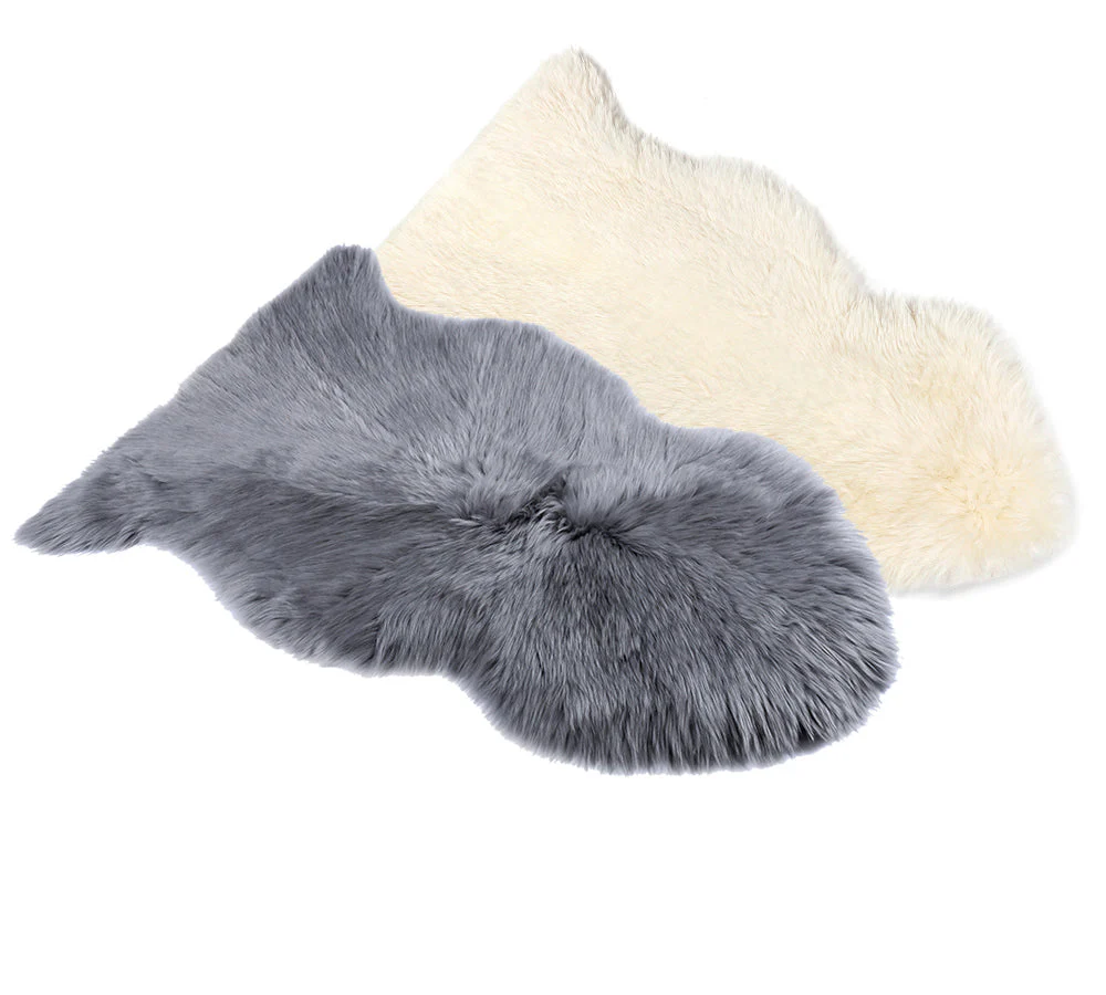 Premium Australian Sheepskin Single Long Wool Rugs 110cm