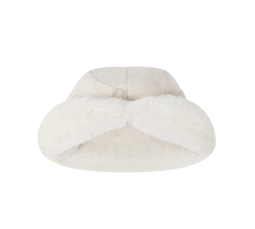 TARRAMARRA® Suede Fluffy Warm Bucket Hat - Image 13