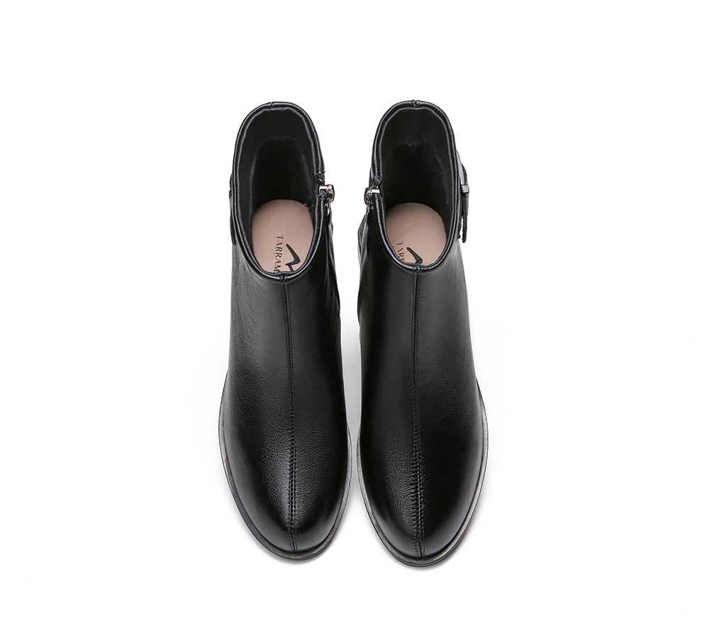 TARRAMARRA® Women Leather Buckle Zipper Chelsea Boots Ivana - Image 6