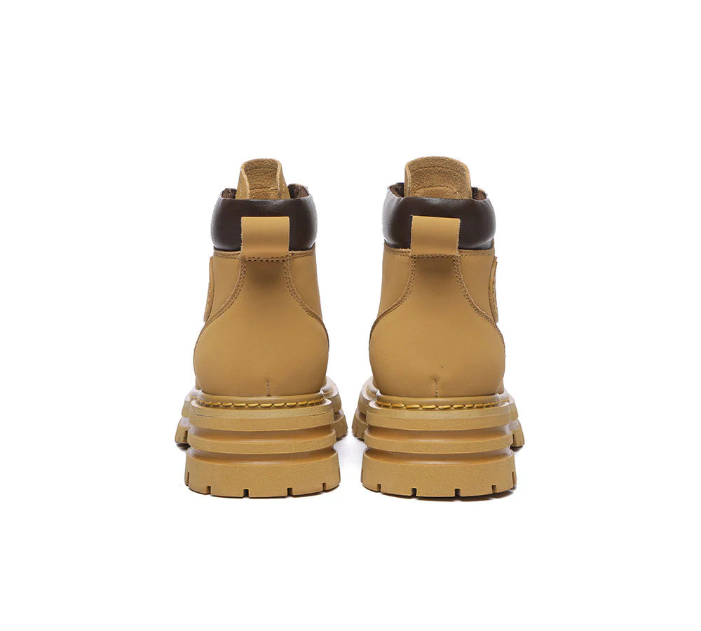 TARRAMARRA® Women Leather Lace Up Chunky Boots Stephanie - Image 23