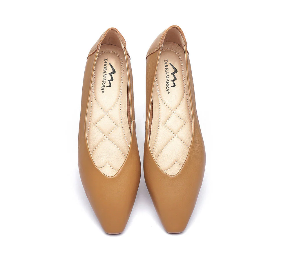 TARRAMARRA® Women Leather Pointed Toe Ballet Flats Everly - Image 12