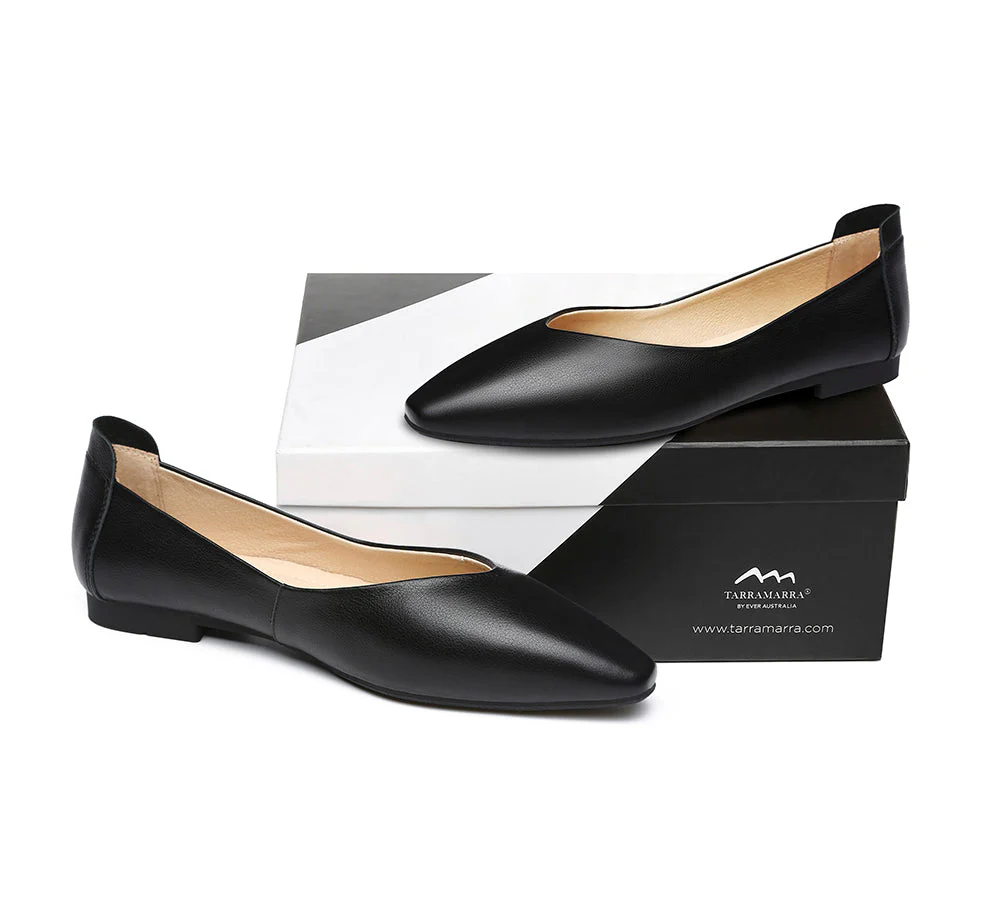 TARRAMARRA® Women Leather Pointed Toe Ballet Flats Everly - Image 16
