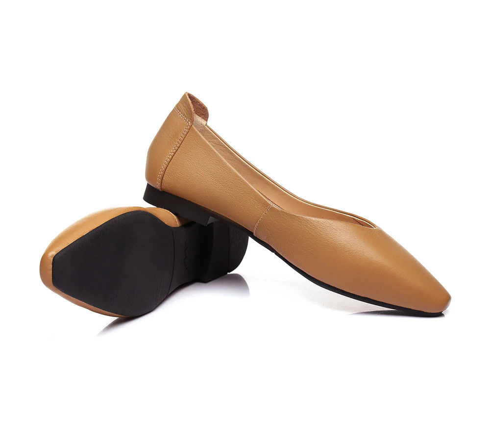 TARRAMARRA® Women Leather Pointed Toe Ballet Flats Everly - Image 9