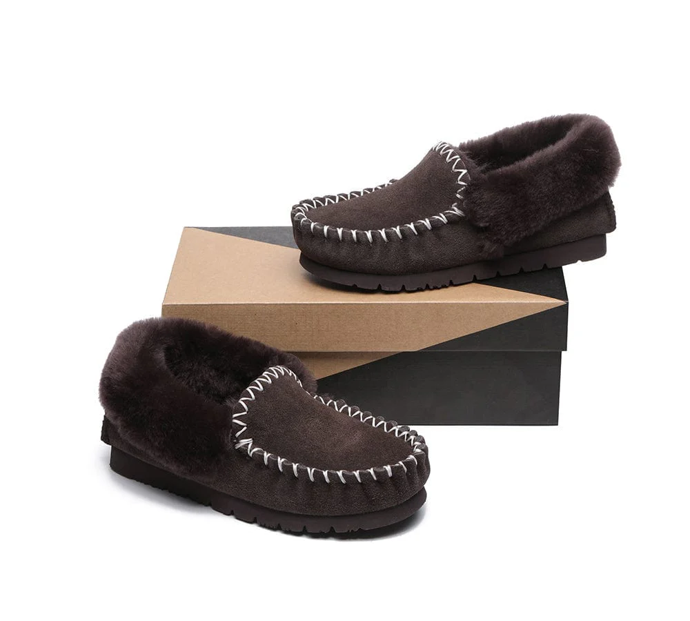 UGG Ankle Slippers Unisex Popo Moccasins - Image 11