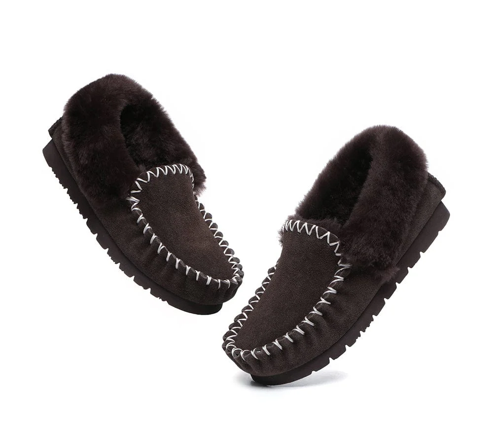 UGG Ankle Slippers Unisex Popo Moccasins - Image 12