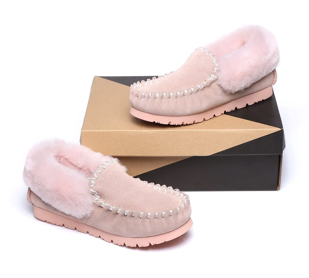 UGG Ankle Slippers Unisex Popo Moccasins - Image 17