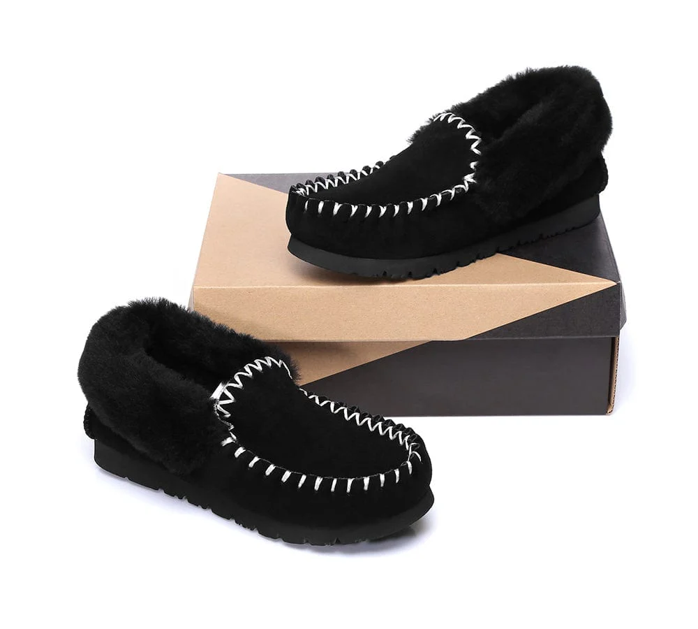 UGG Ankle Slippers Unisex Popo Moccasins - Image 23